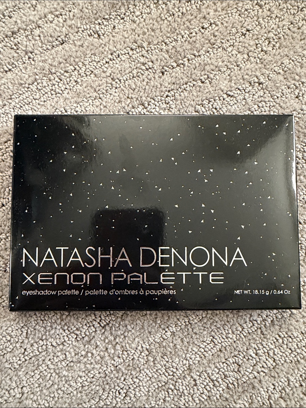 Natasha Denona Xenon Palette - Black with Silver Speckles